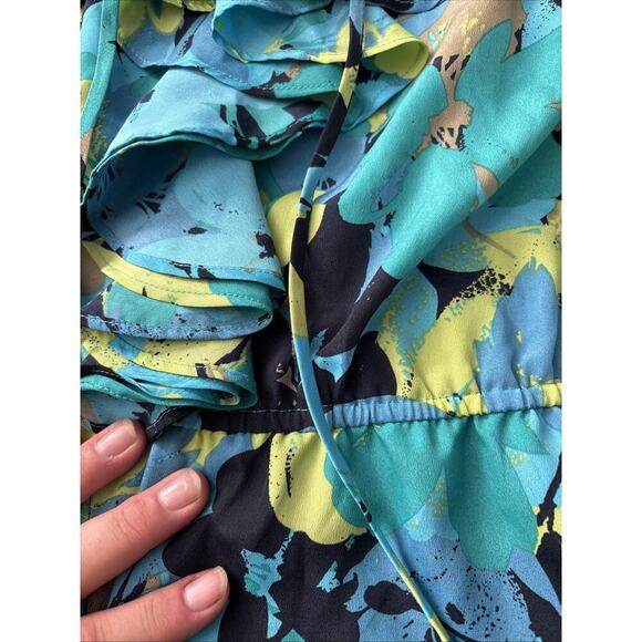 Apostrophe Ladies Floral Sleeveless Silky Tank Sz L 14/16 - Picture 2 of 6